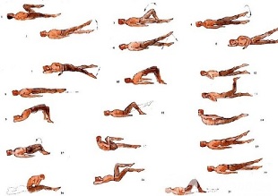 cleachtadh coirp le haghaidh osteochondrosis lumbar